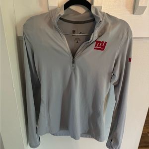 Nike Women's New York Giants Tailgate Element Half-Zip Shirt